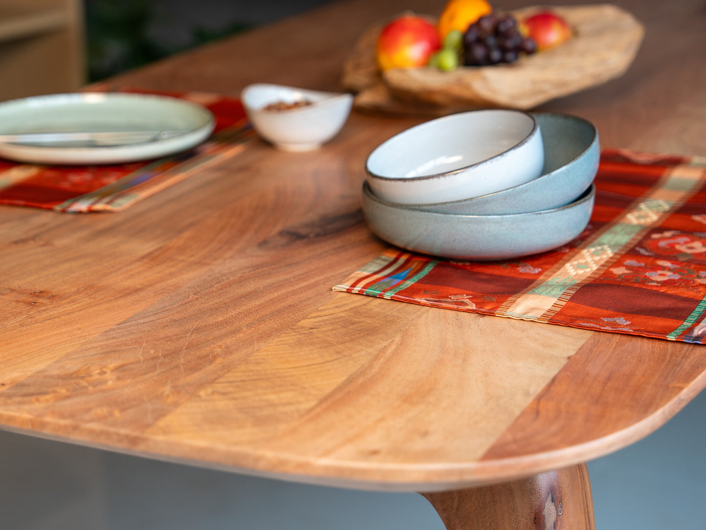 The Global Tapestry: Ikat & Flora Placemat