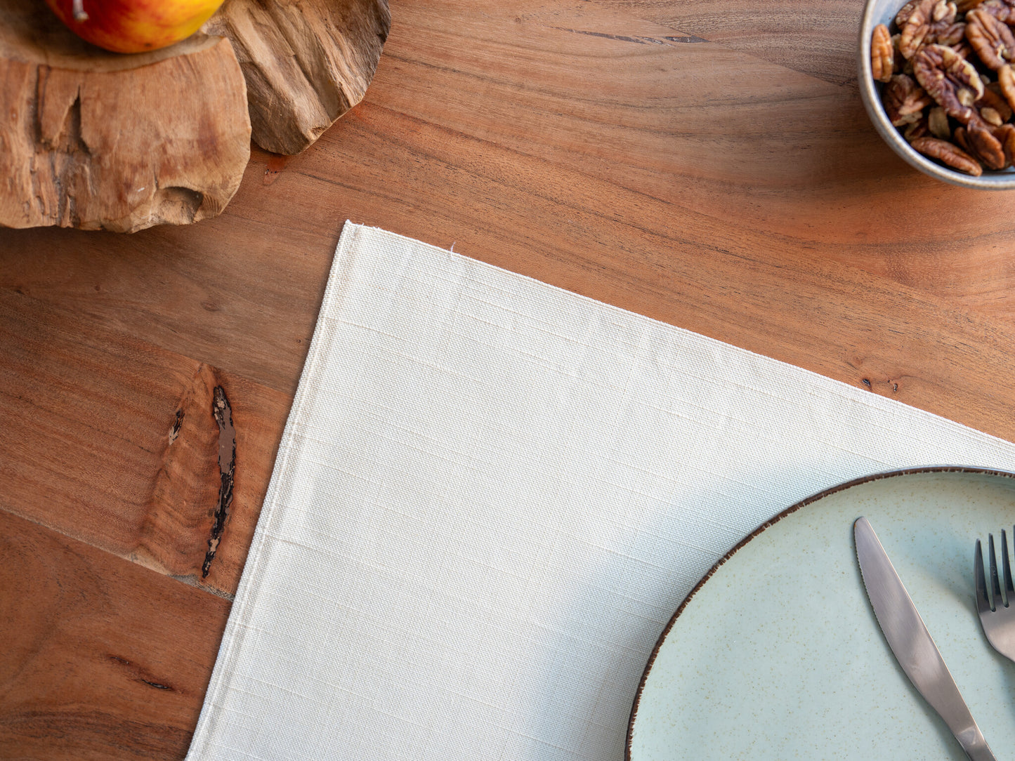 The Champagne Orchard: Pure Silk Canvas Placemat