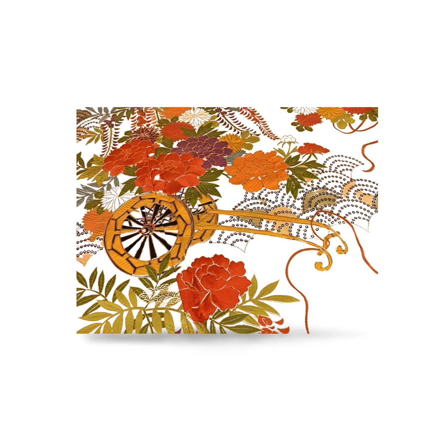 The Imperial White: A Hanagara & Koma-Embroidery Masterpiece