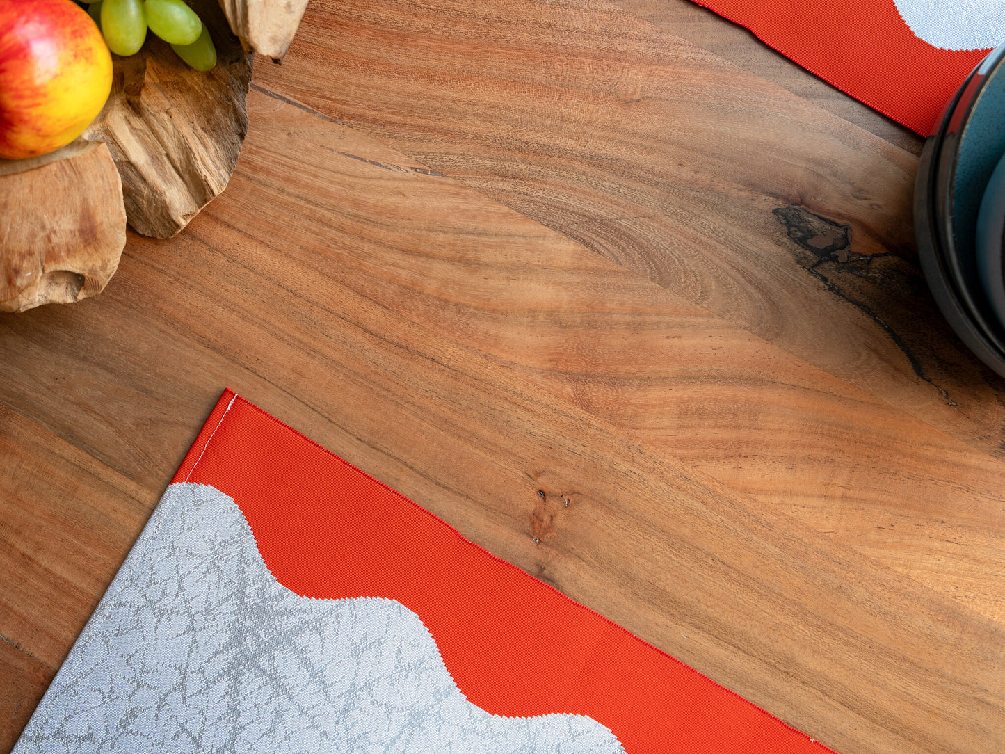 The Vermilion Tides: Graphic Horizon Placemat