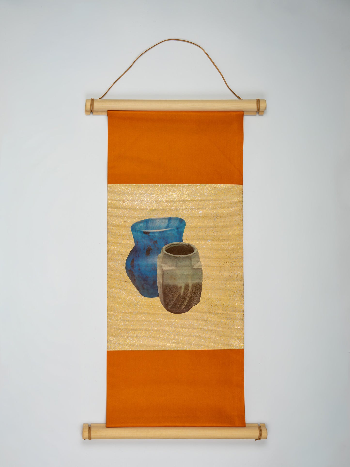 The "Artisan’s Harmony" Scroll | Hand-Dyed Still Life Tapestry