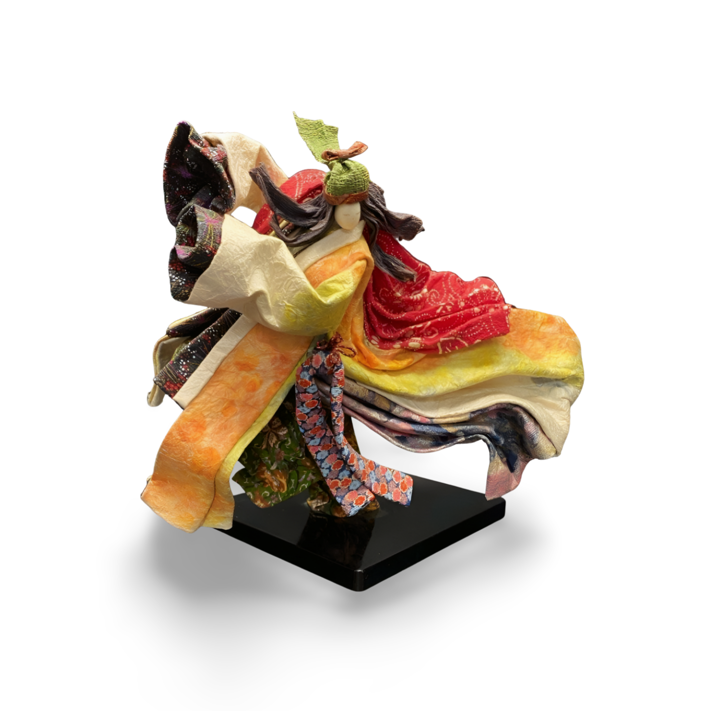 The Wind Dancer: Original Washi Sculpture by Kazue Tanabe