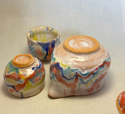 Hōhin Teapot Set — Hagi Ware by Taian Seki