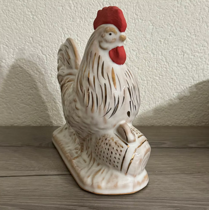 Chicken Ornament — Hagi Ware by Tenryū