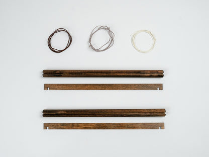 Le cintre Kakejiku | Ensemble de tiges de suspension pour tapisserie de soie japonaise