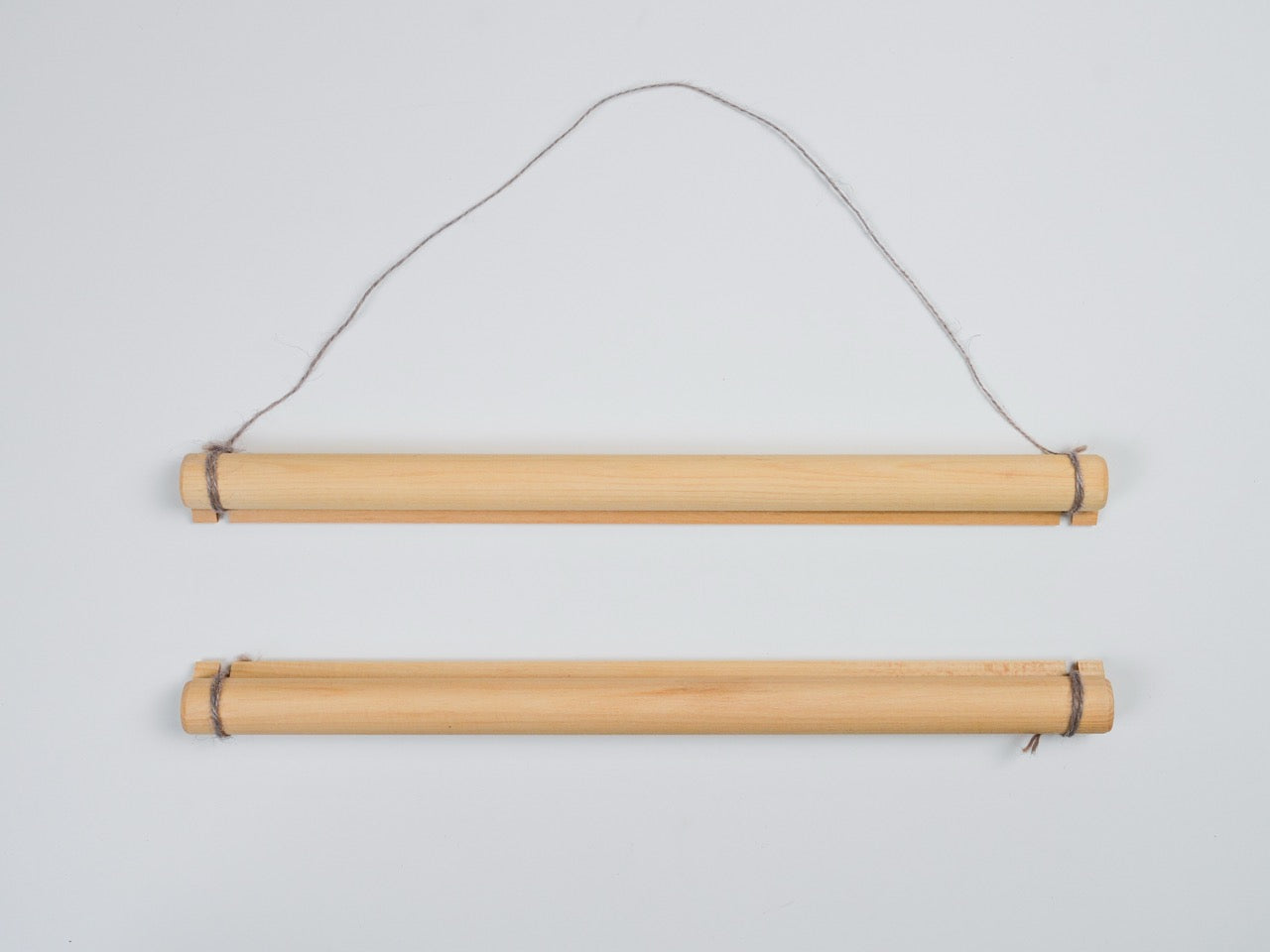 Le cintre Kakejiku | Ensemble de tiges de suspension pour tapisserie de soie japonaise