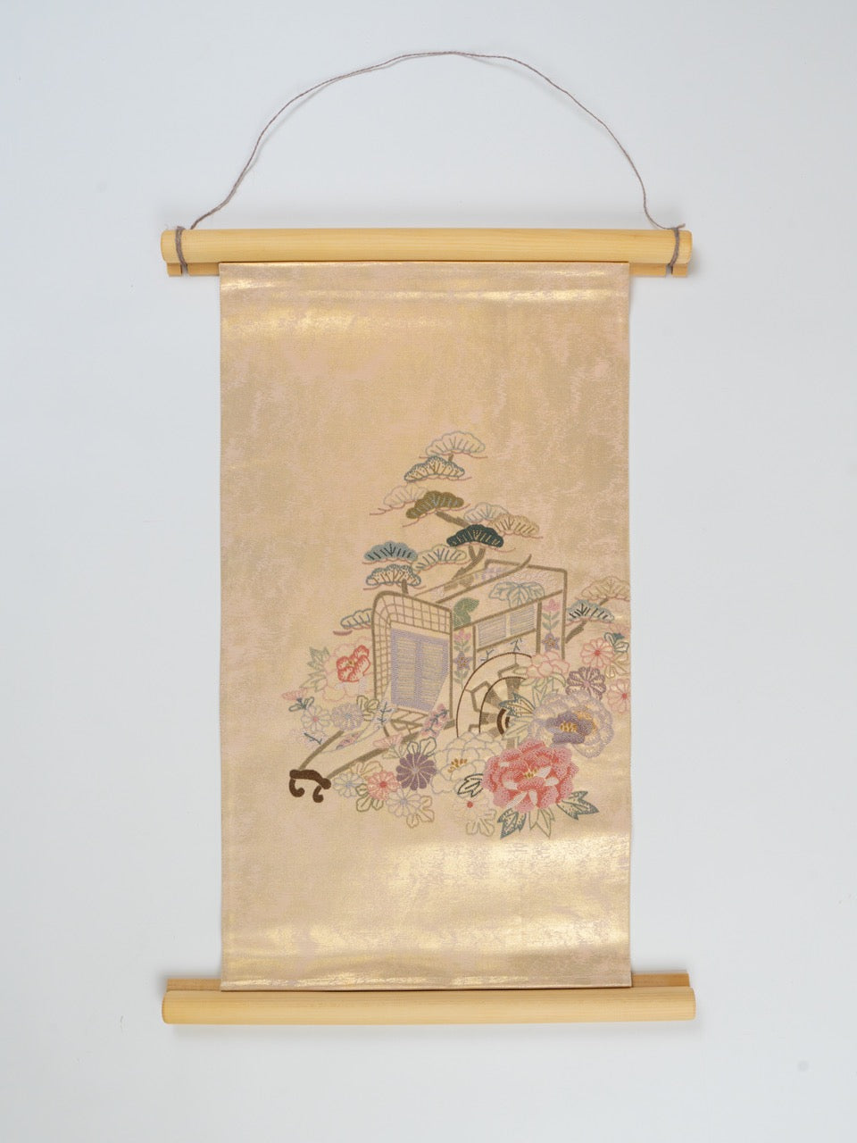 The Gilded Carriage Silk Tapestry