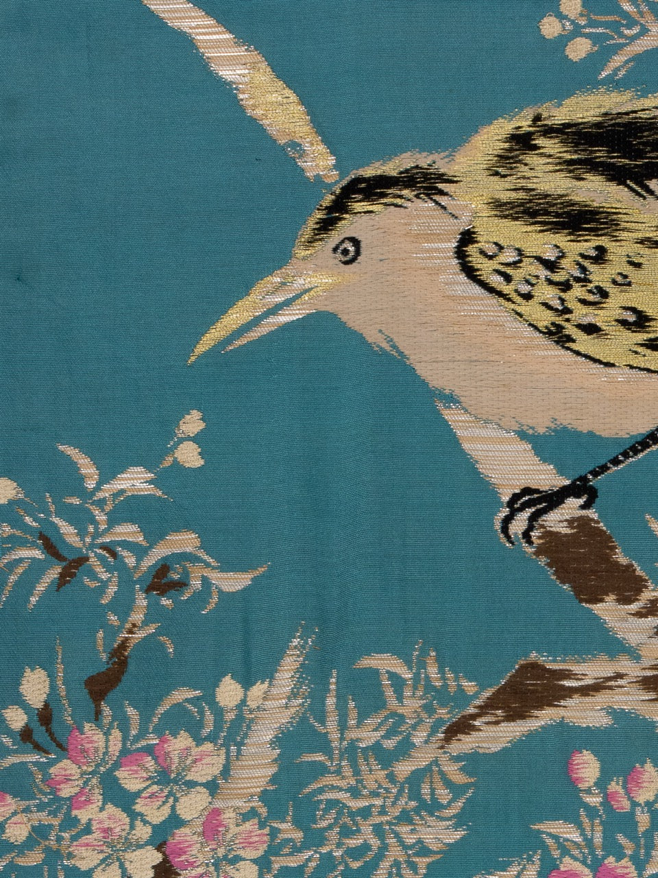 The Azure Vigil Silk Tapestry