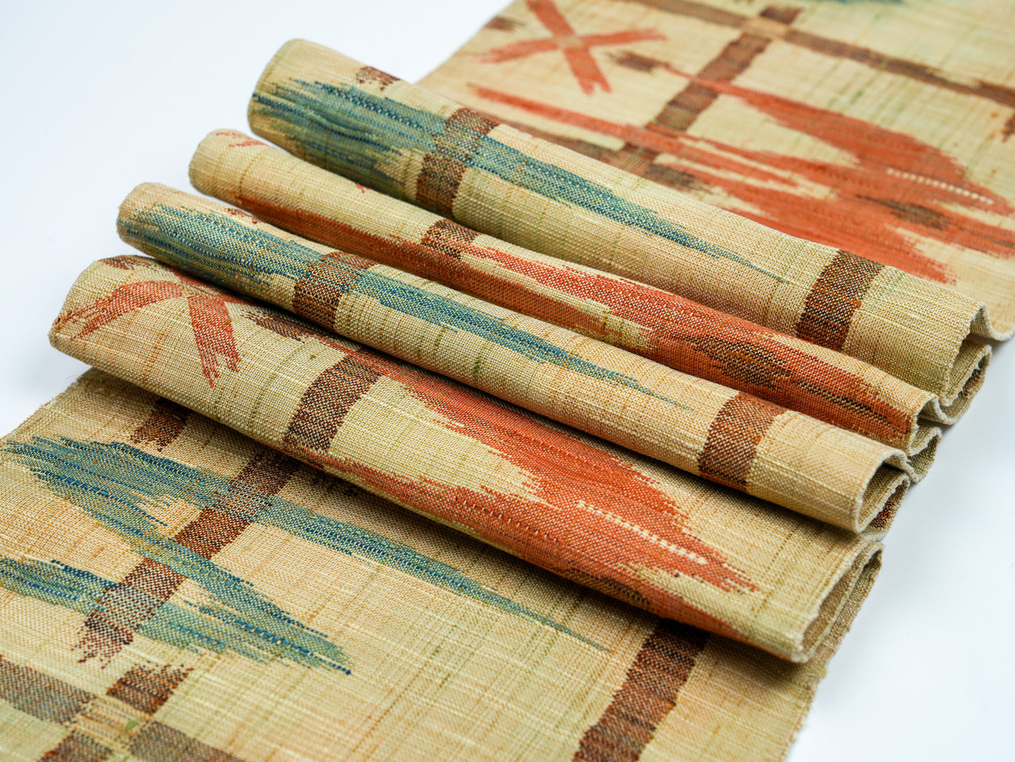 The "Artisan Grid" Linen Table Runner (150cm)